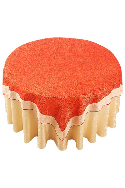 Customized double-layer hotel table cover design Jacquard hotel table cover waterproof and anti-fouling table cover special shop round table 1 meter 1.2 meters 1.3 meters, 1,4 meters 1.5 meters 1.6 meters 1.8 meters, 2.0 meters, 2.2 meters, 2.4 meters, 2. detail view-8